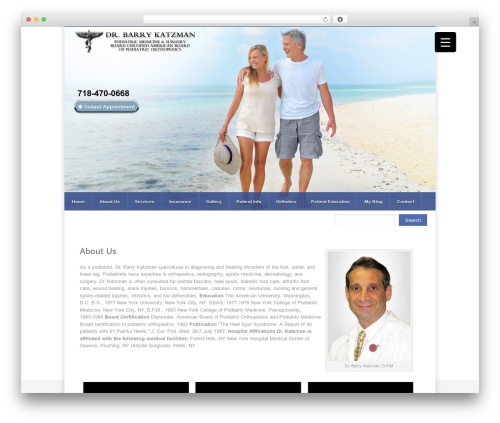 Razor theme WordPress - doctorkatzman.com