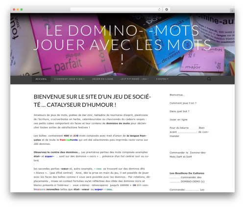 Suits WordPress theme - dominomot.net