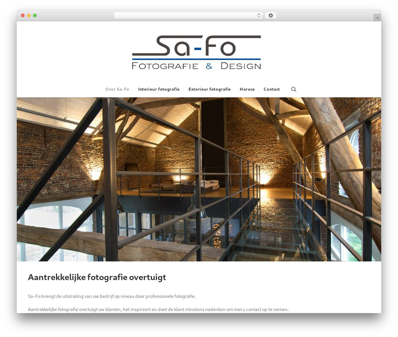 Theme WordPress Uncode - sa-fo.be