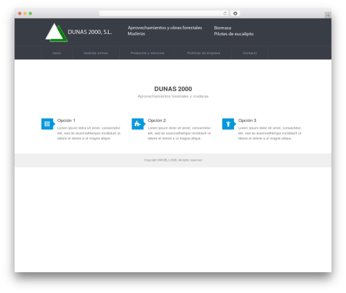 Theme WordPress Luca - dunas2000.com