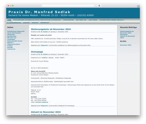 Theme WordPress WP-Andreas09 - dr-sedlak.de