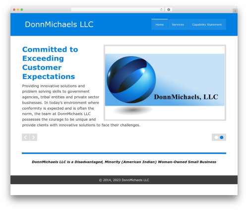 Theme WordPress zeeVision - donnmichaelsllc.com