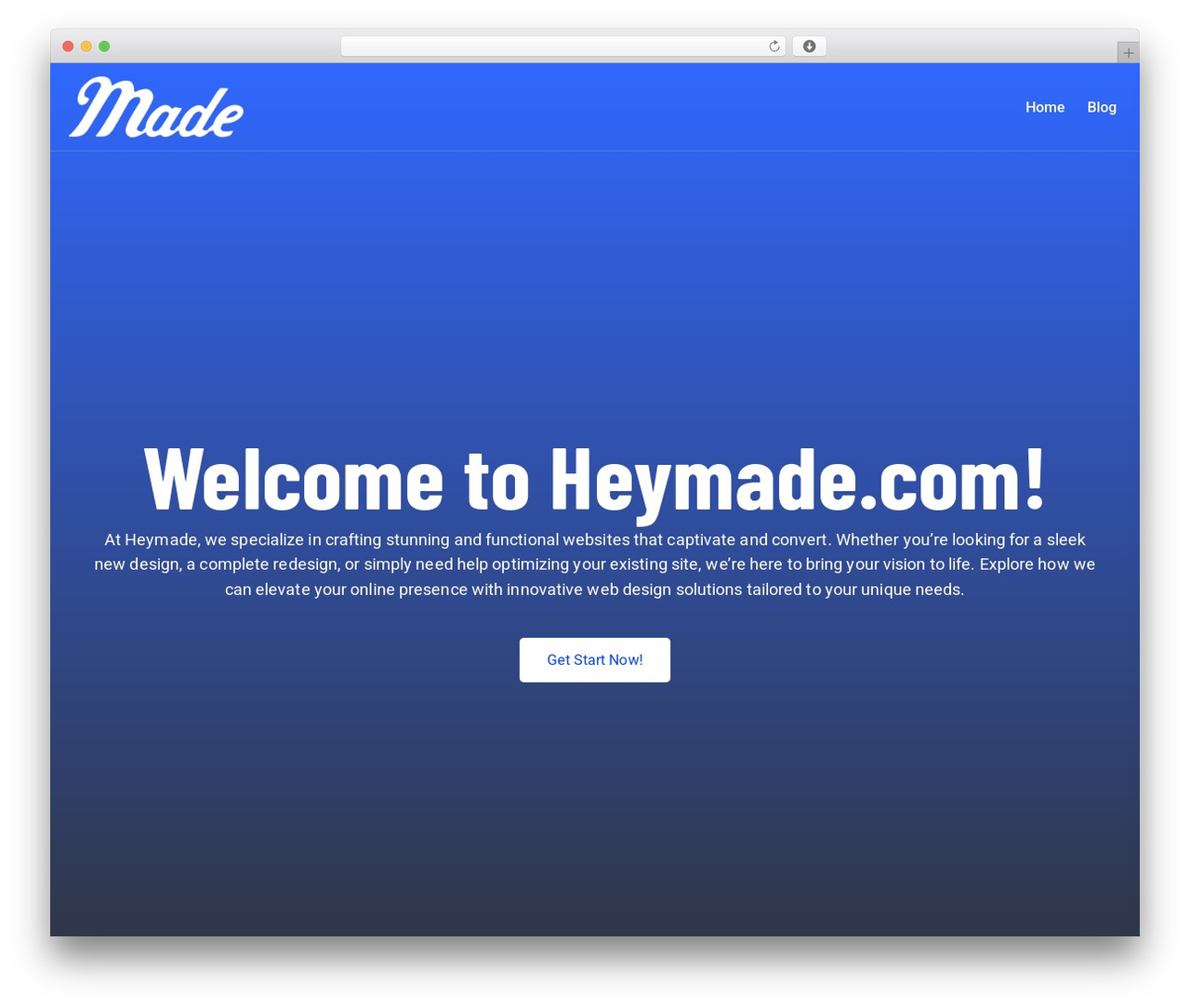 uTech WordPress theme - heymade.com