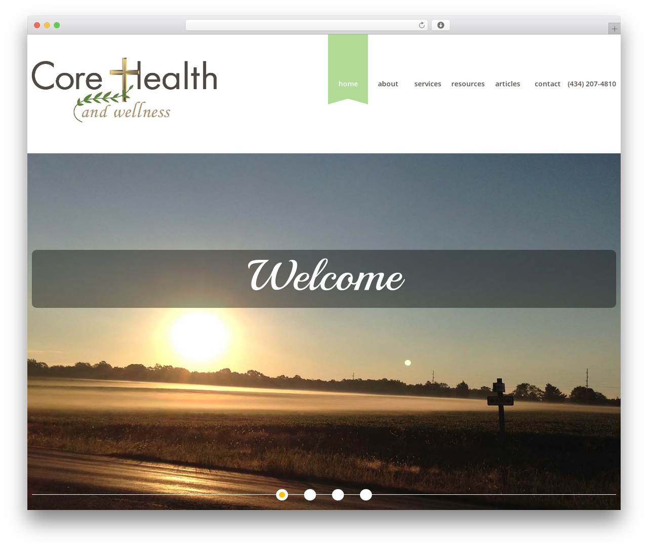 WordPress theme cherry - corehealth.com