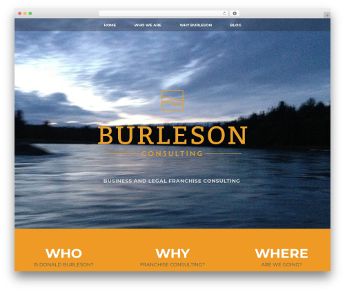 WordPress theme Andy - donaldburleson.com