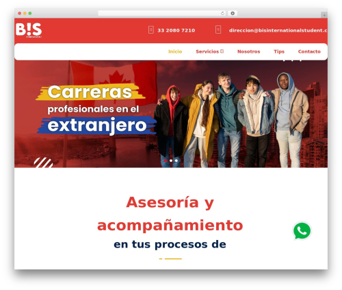 WordPress theme bcom - bisinternationalstudent.com
