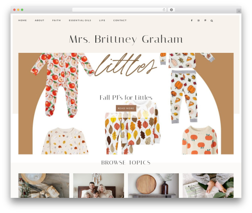 WordPress theme Chamomile - mrsbrittneygraham.com