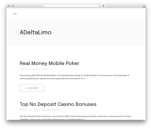 WordPress theme LuxeDrive - adeltalimousines.com