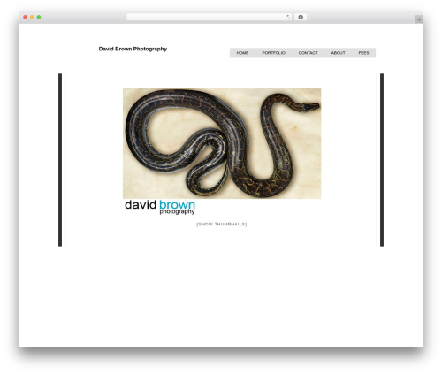 WordPress theme Photocrati Lightbox - davidbrownphotography.co.uk
