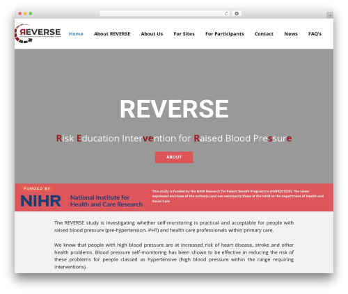 WordPress website theme Reverse - reversestudy.co.uk