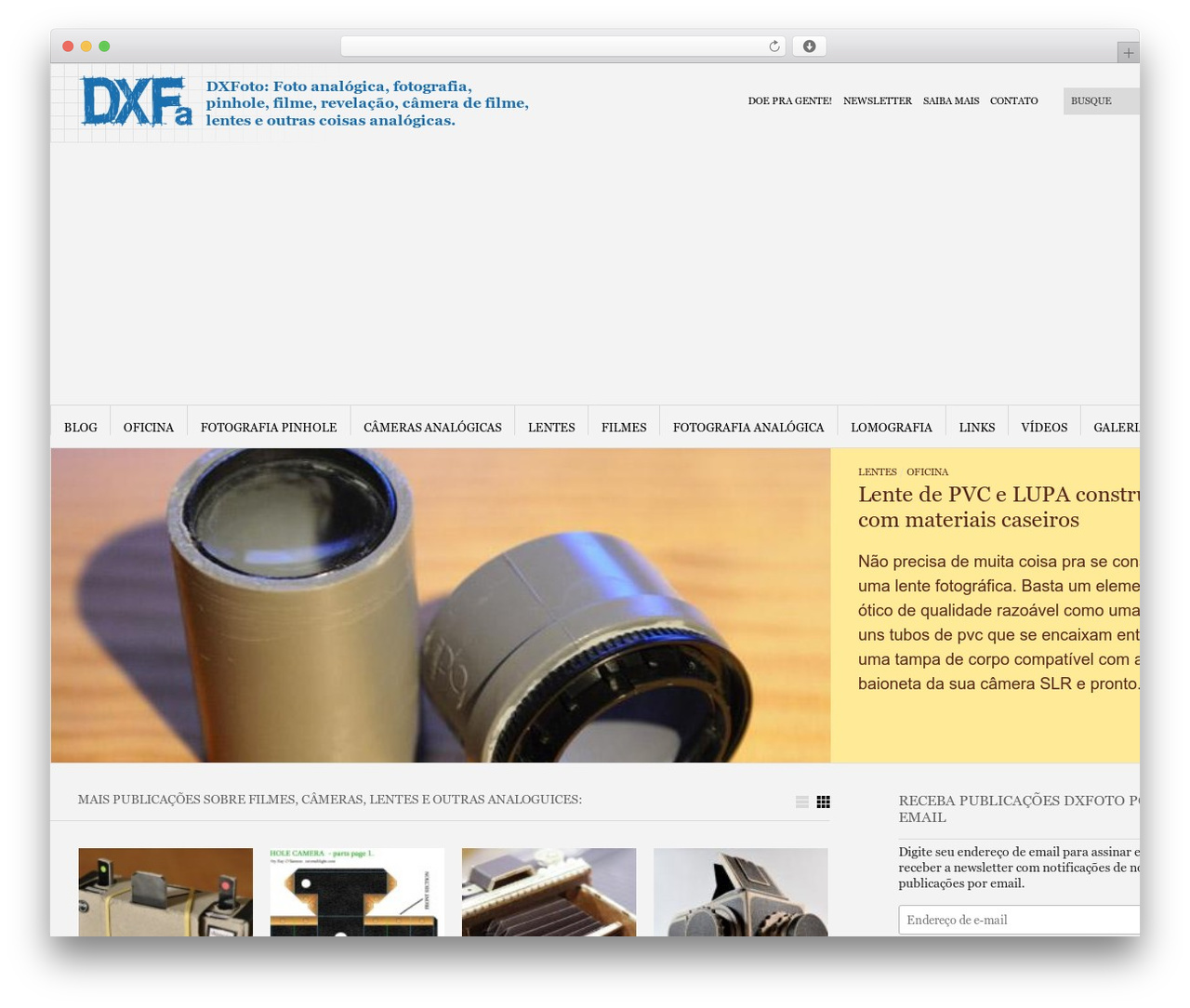 WP theme Sight - dxfoto.com.br