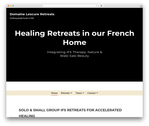 WP theme Ink - domainelescure.com