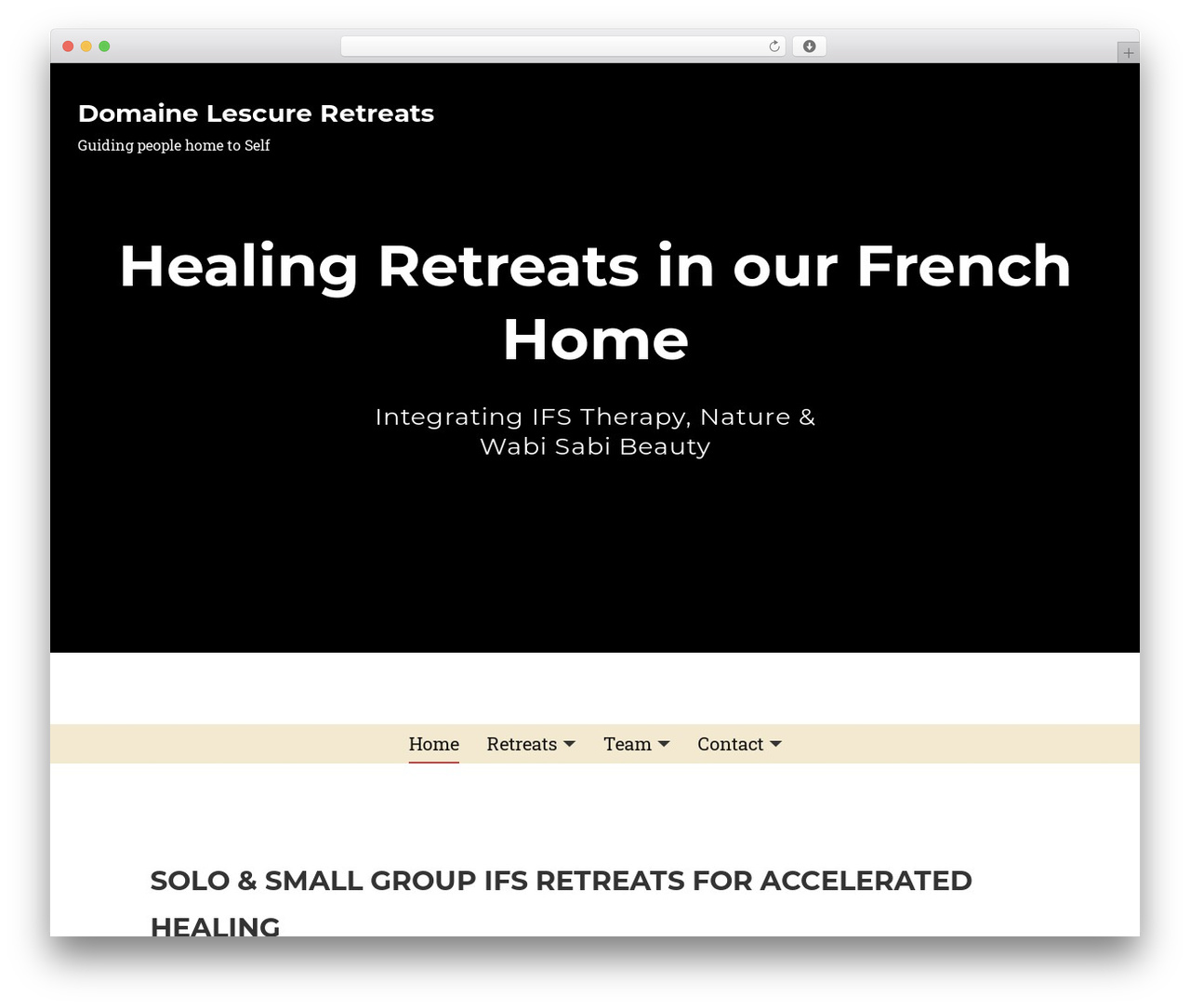 WP theme Ink - domainelescure.com
