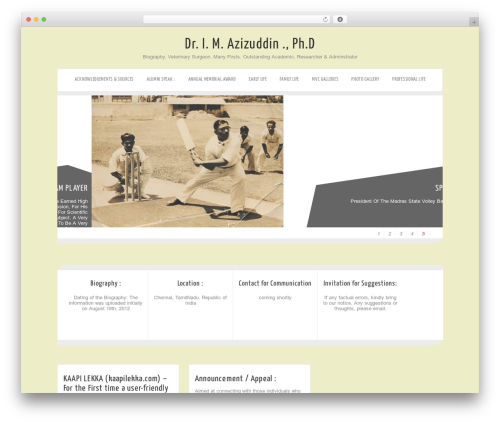 Zenon Lite theme WordPress - drimazizuddin.org