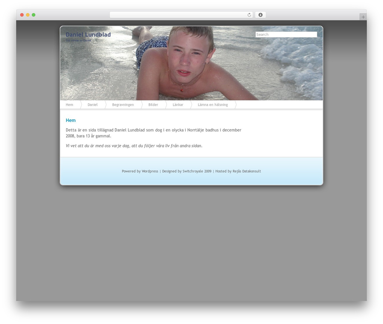 Azul WordPress theme - daniellundblad.se Azul WordPress theme - daniellundblad.se