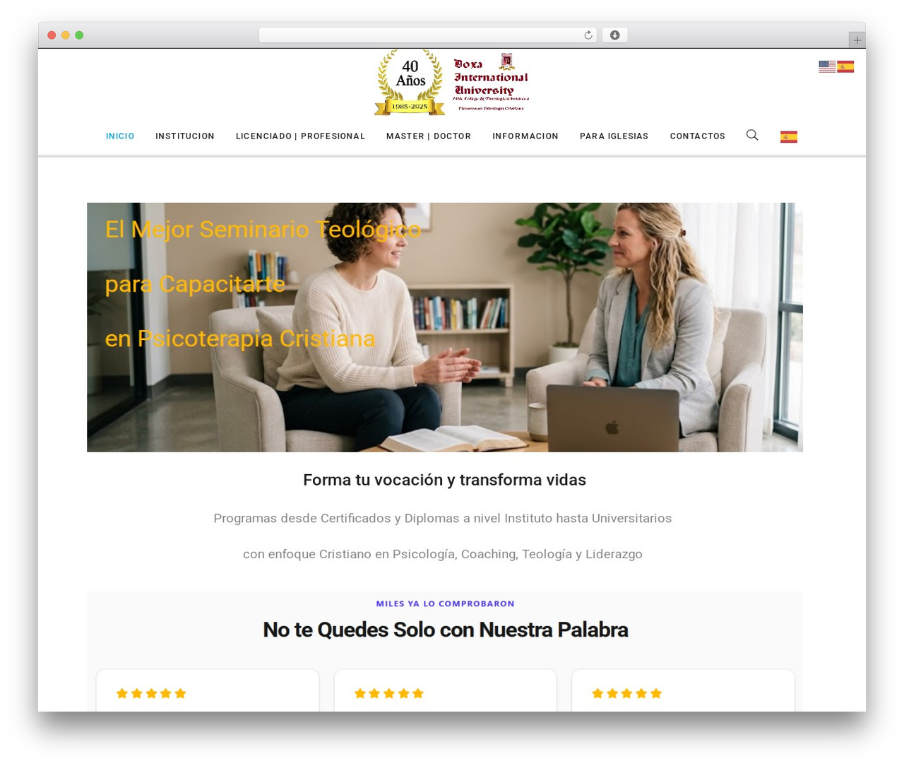 Bateaux WordPress theme - doxa.edu