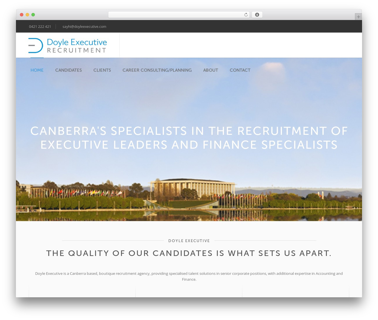 Blandes WP theme - doyleexecutive.com