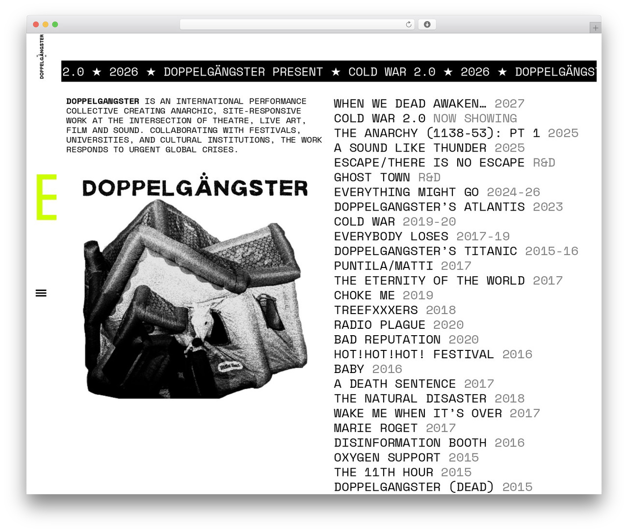 Bridge best WordPress theme - doppelgangster.com