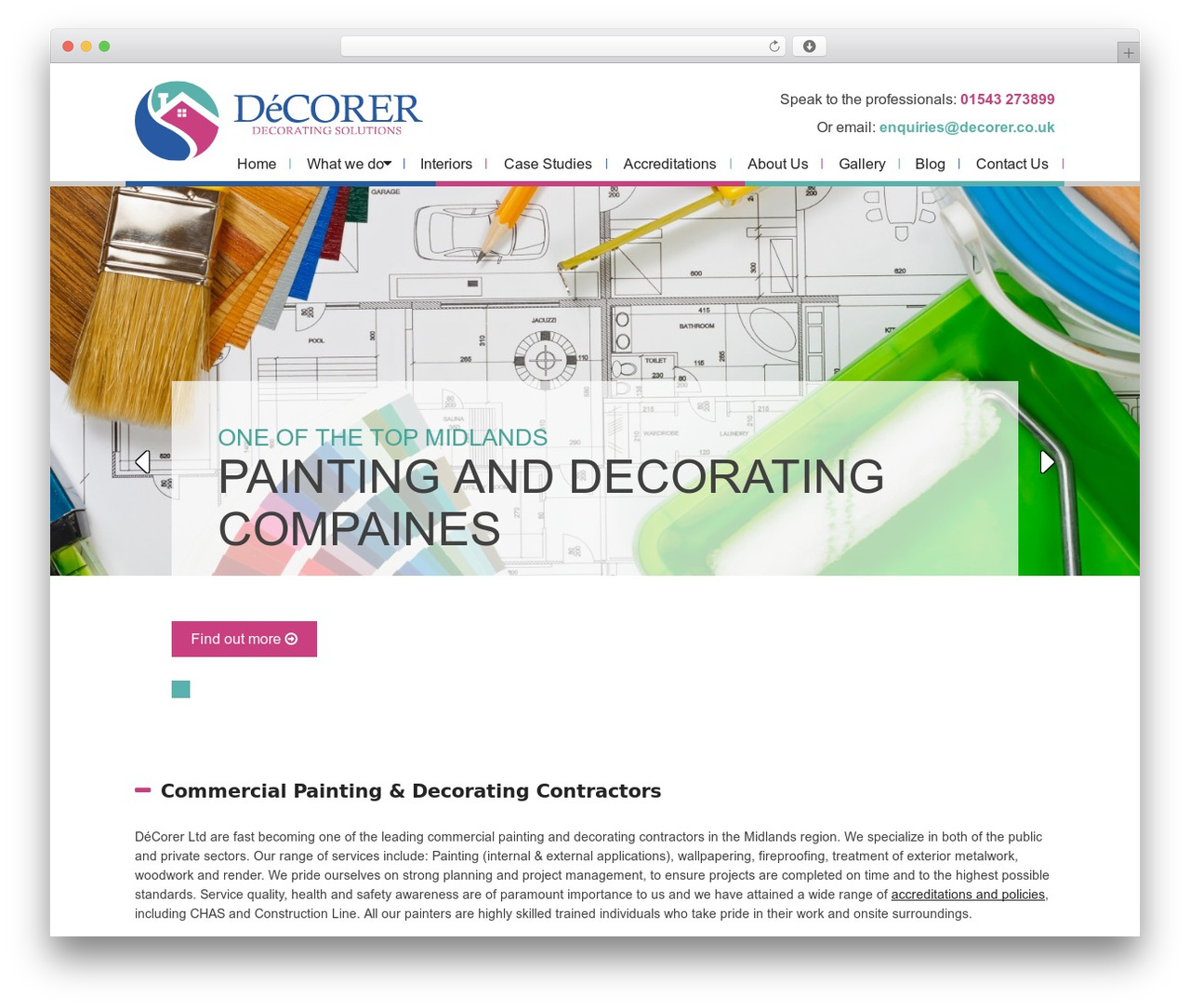Decorer WordPress theme - decorer.co.uk