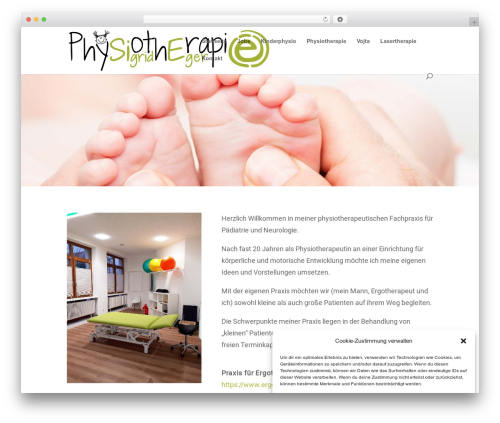 Divi WordPress theme - kinderphysio-eger.de