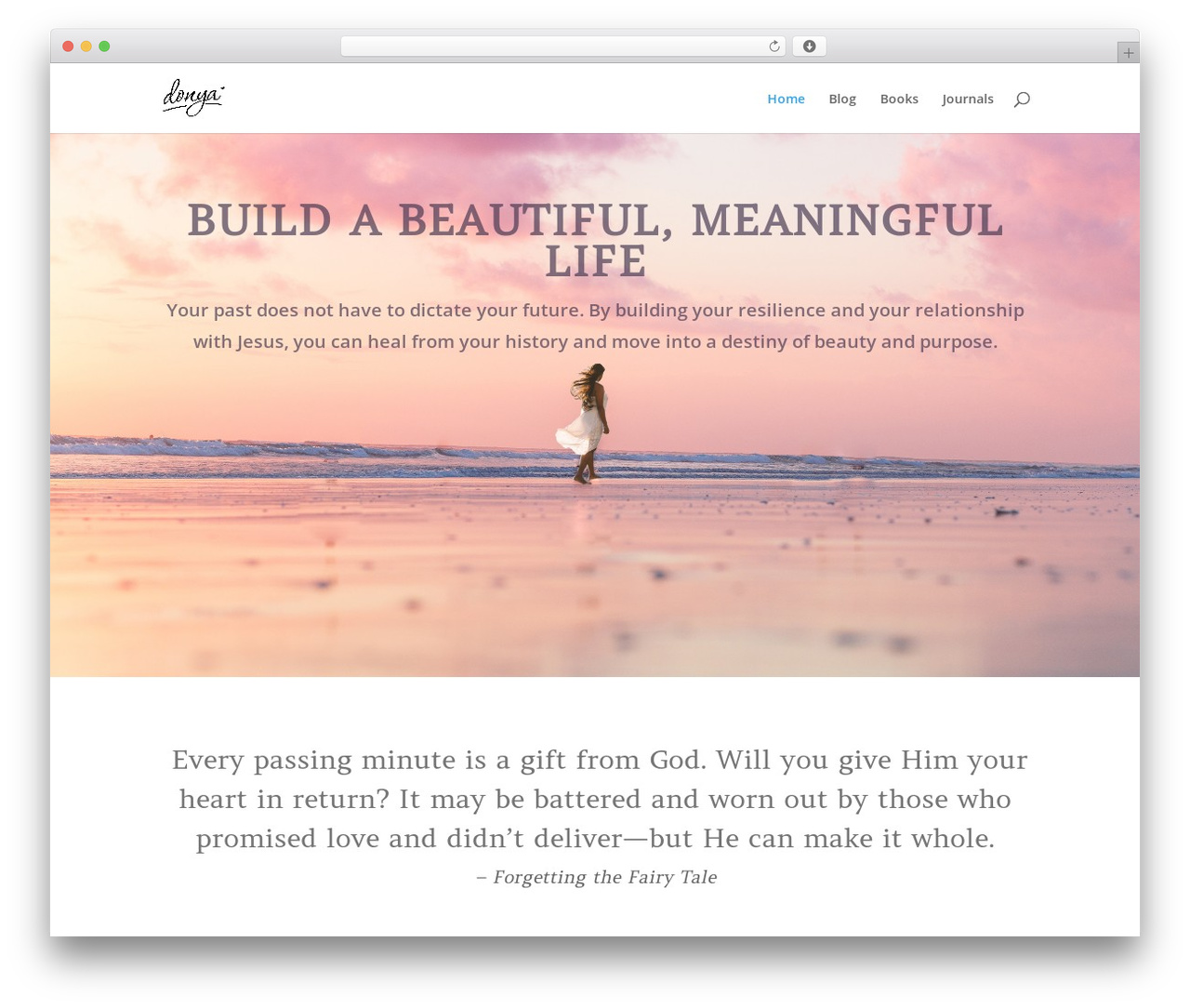 Divi WP theme - donyadunlap.com