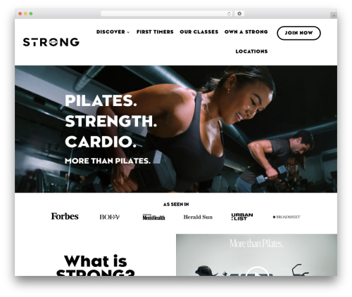 Divi testimonial slider WordPress plugin - strongpilates.com.au