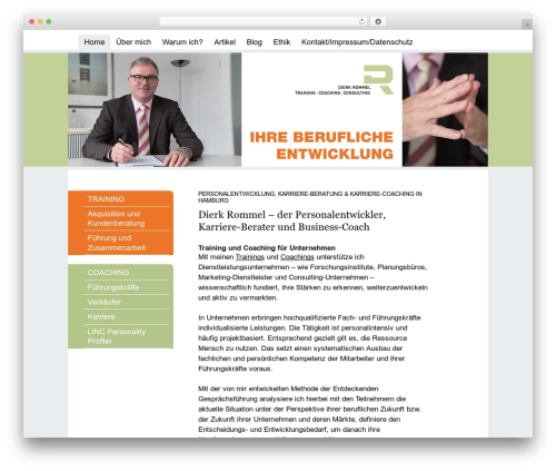 DR2014, Hamburg WordPress theme - dierk-rommel.de