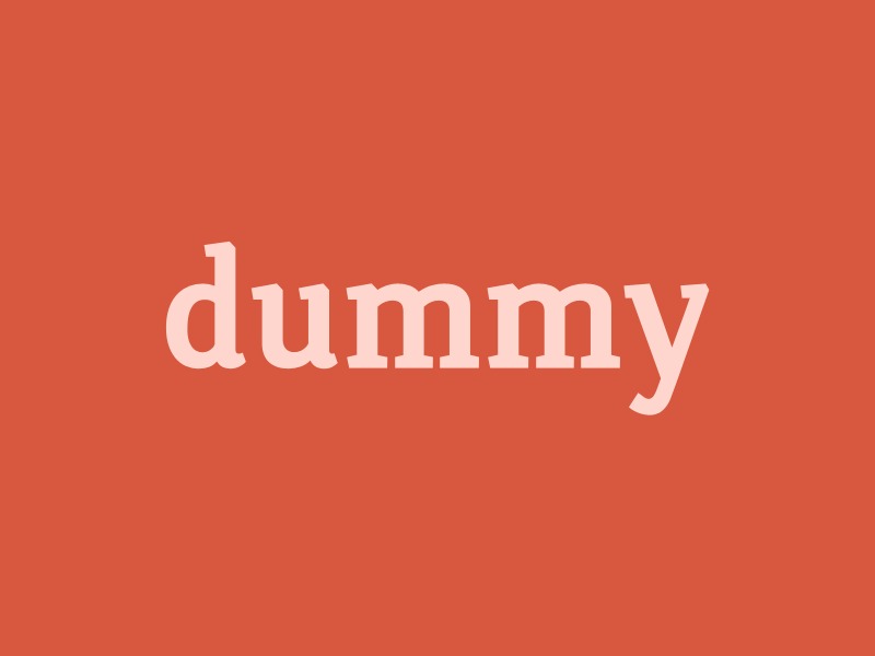 Dummy WordPress theme