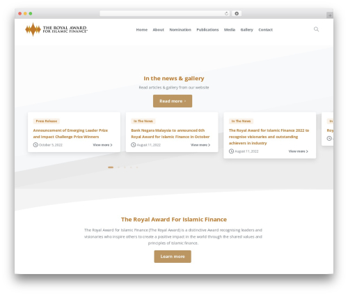 Pixfort likes WordPress plugin - theroyalaward.com