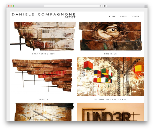 Gallery Responsive WordPress Theme premium WordPress theme - danielecompagnone.com