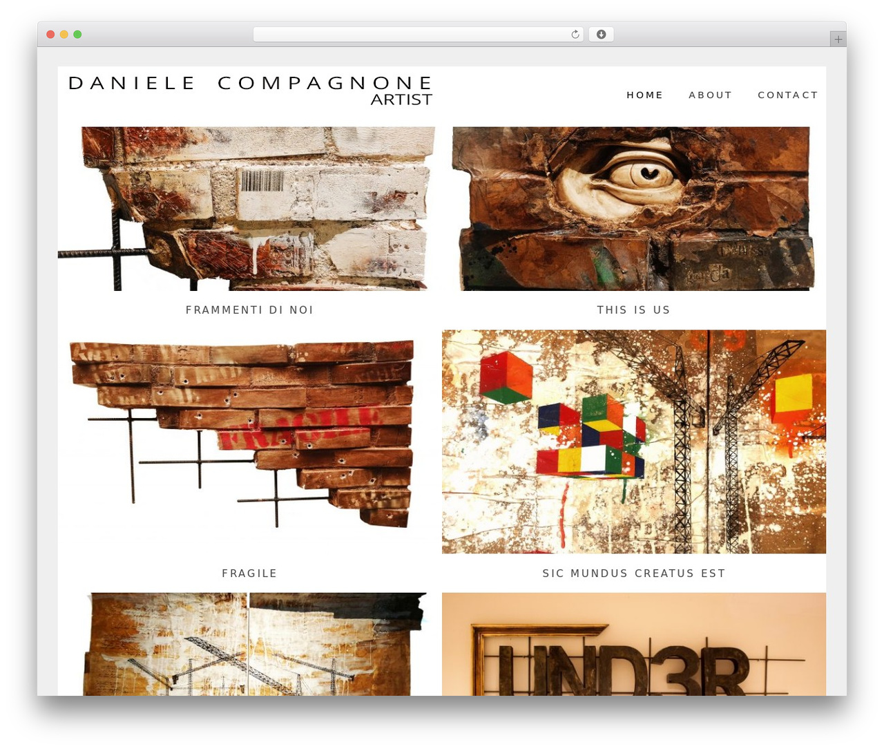 Gallery Responsive WordPress Theme premium WordPress theme - danielecompagnone.com