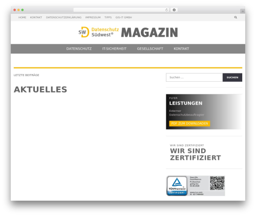 Envirra extensions WordPress plugin - datenschutz-suedwest.de