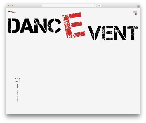 NOVU WordPress theme - dancevent.nl