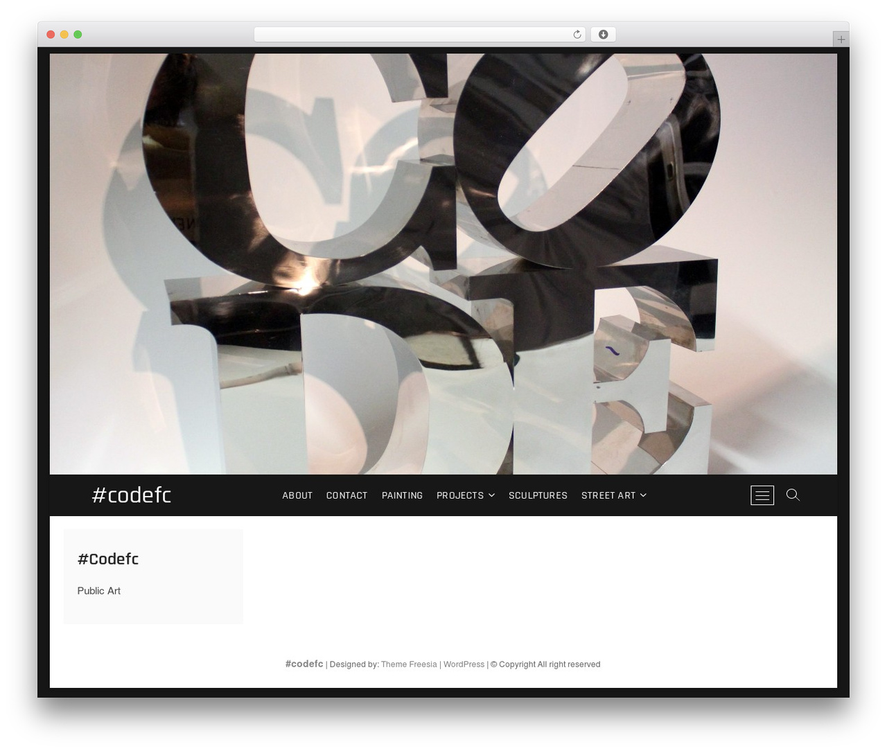 Photograph top WordPress theme - codefc.org