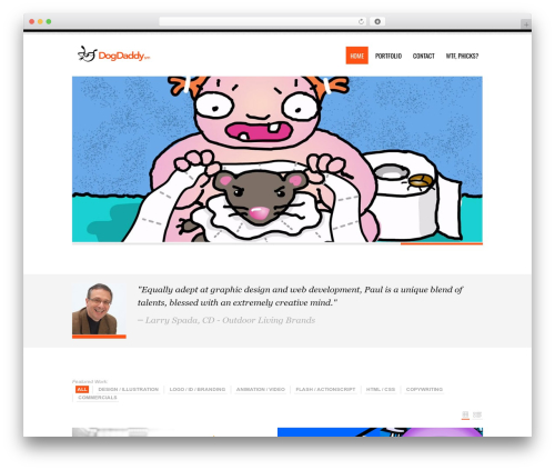 Revoke WordPress website theme - dogdaddy.com