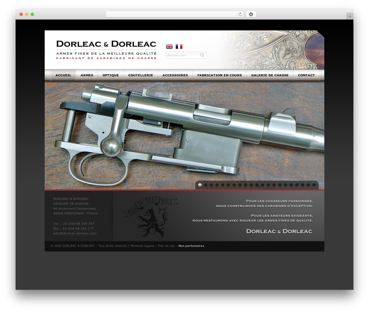 Socle WordPress theme - dorleac-dorleac.com