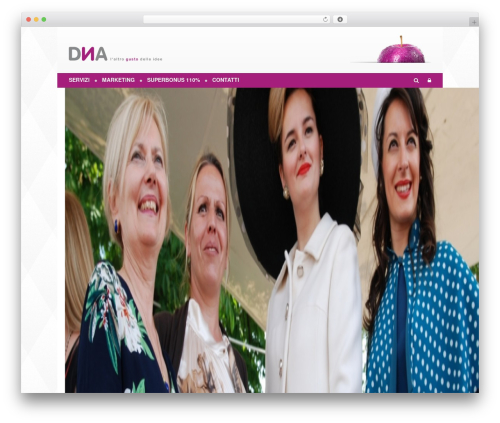 Supreme company WordPress theme - dnasrl.it