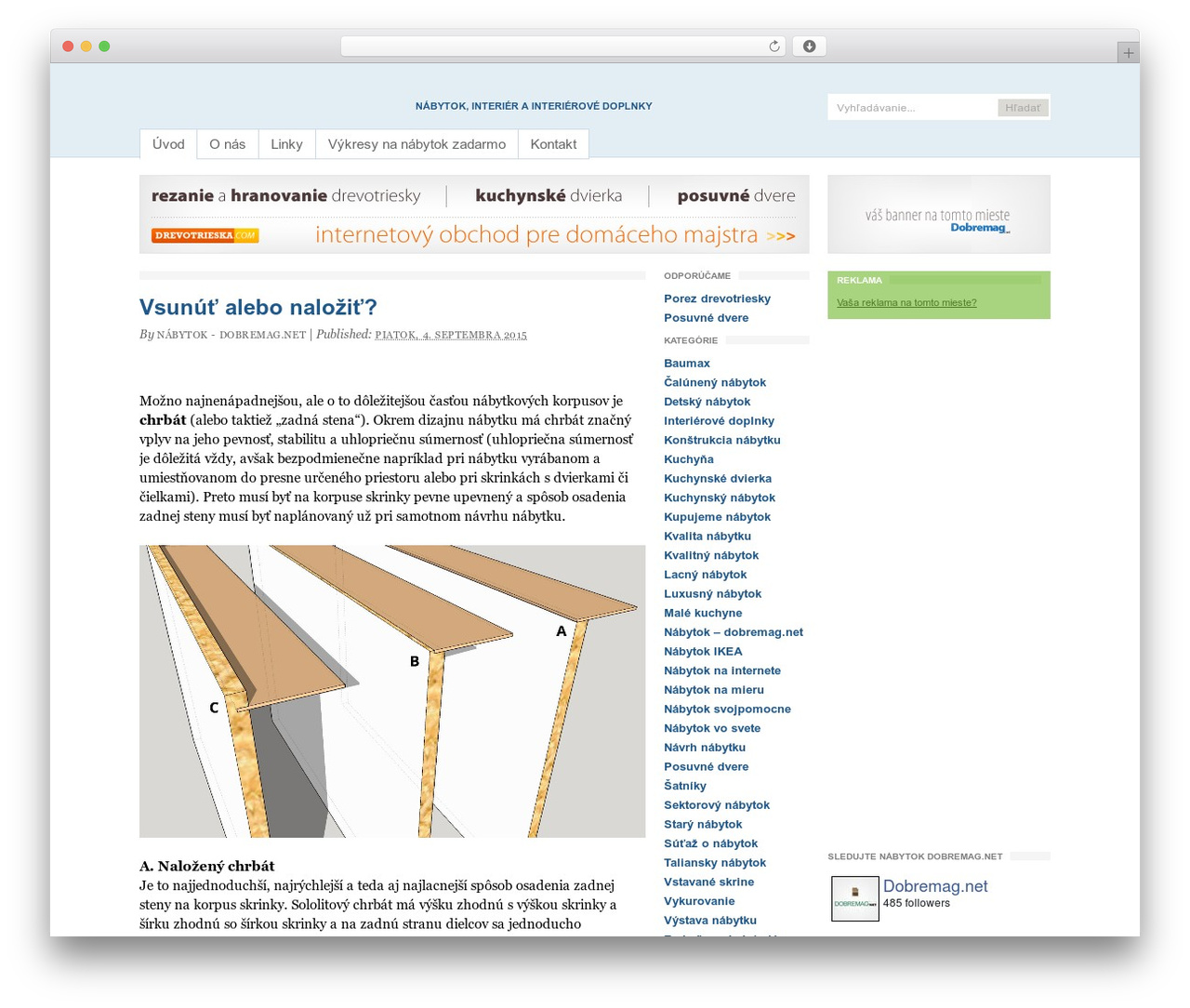 Thematic WordPress theme - dobremag.net