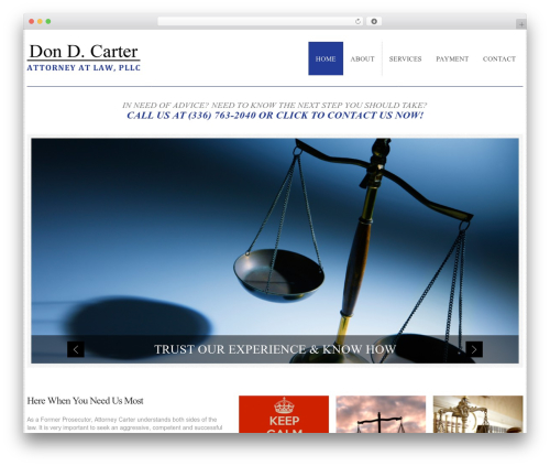 Theme WordPress cherry - doncarterlaw.com