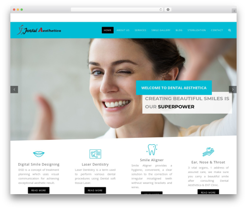 Theme WordPress Dentalia - dentalaesthetica.co.in