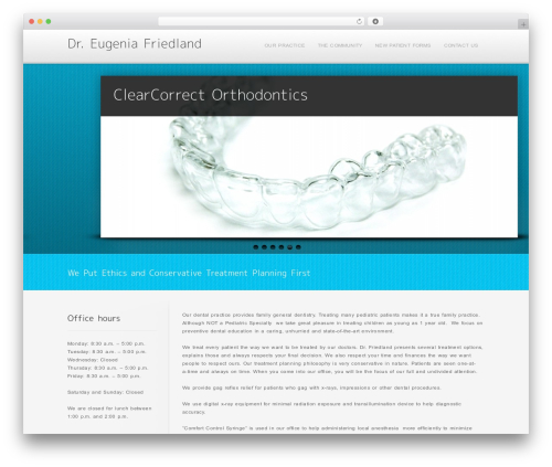 Theme WordPress Method - dr-friedland.com