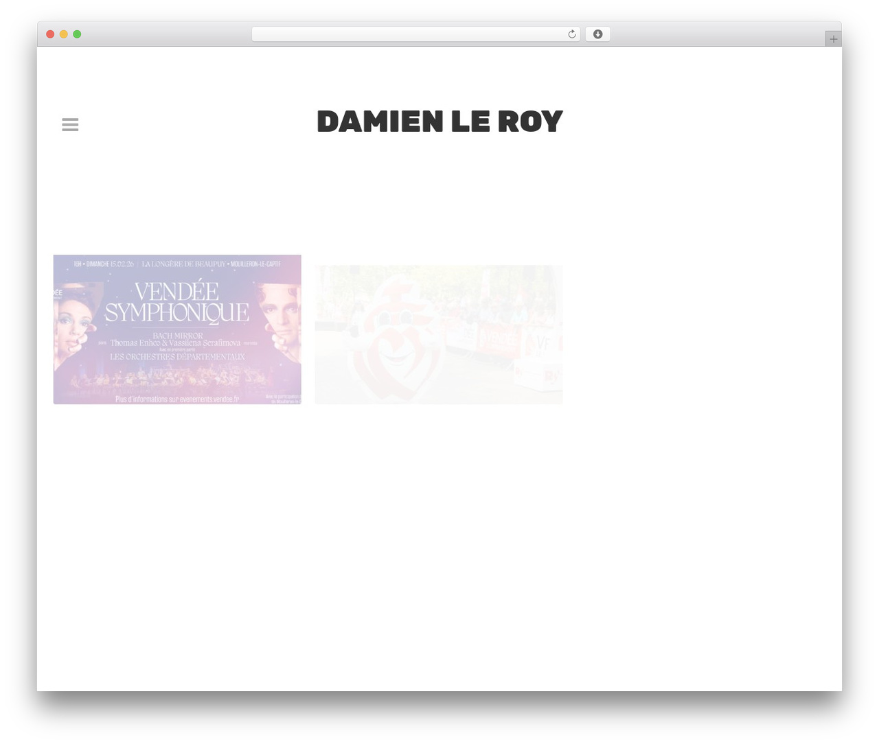 Tography Lite theme WordPress free - damienleroy.fr