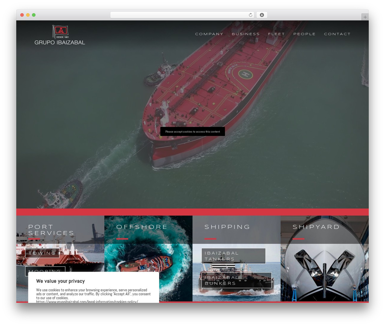 v2 WordPress theme - grupoibaizabal.com