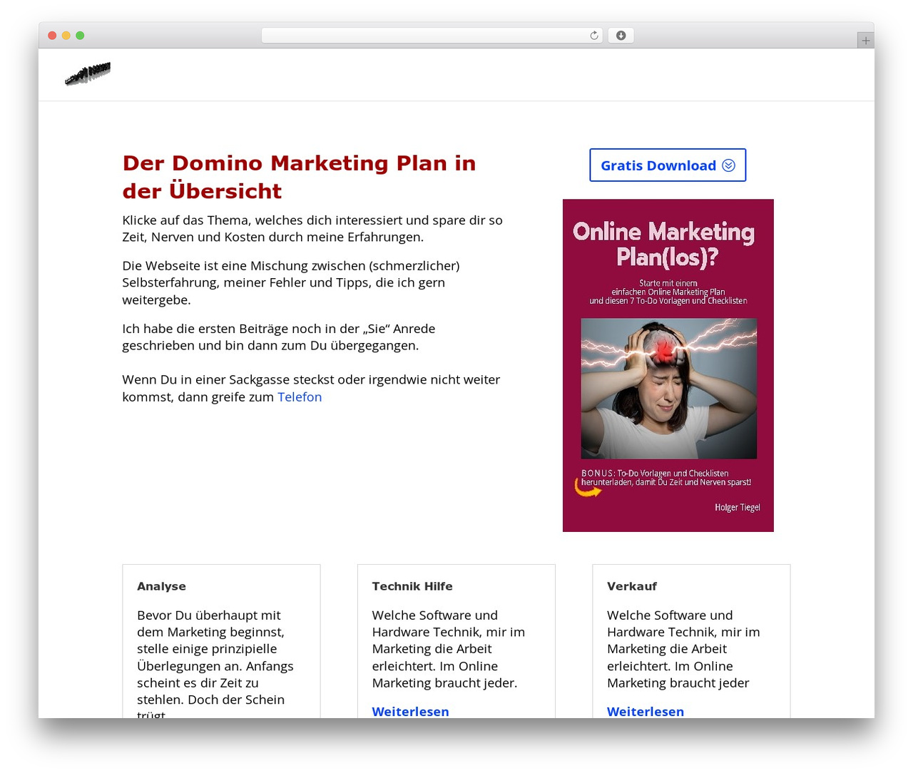 WordPress theme Divi - domino-marketing.de WordPress theme Divi - domino-marketing.de