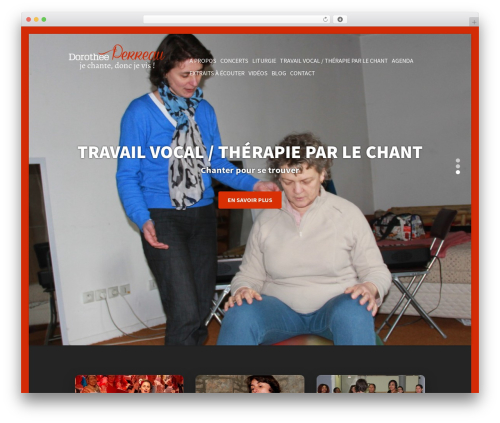 WordPress theme Chords - dorotheeperreau.com