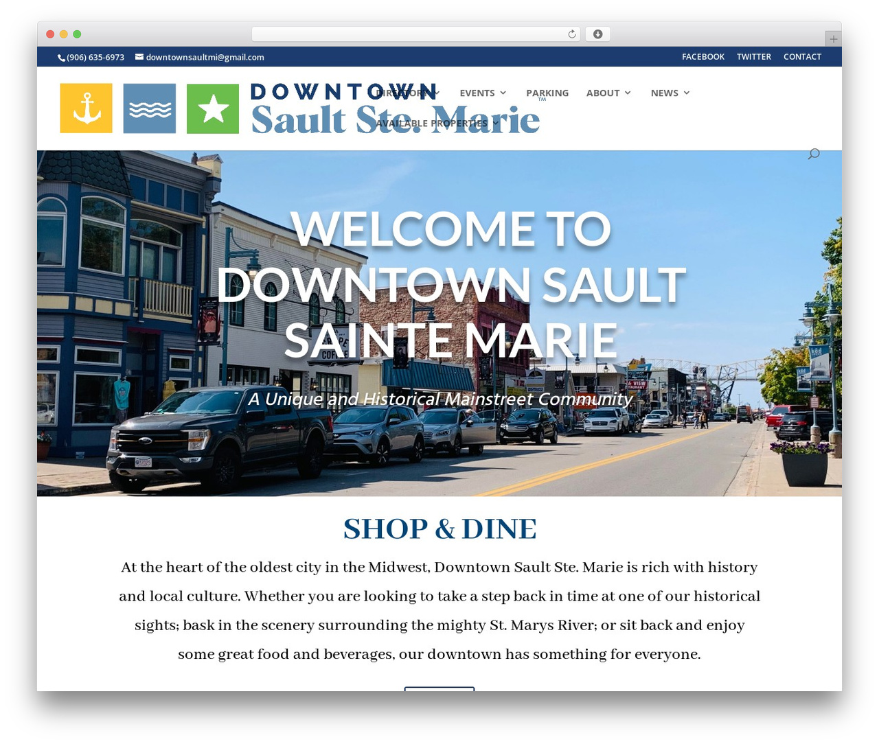 WordPress theme Divi - downtownsault.org WordPress theme Divi - downtownsault.org