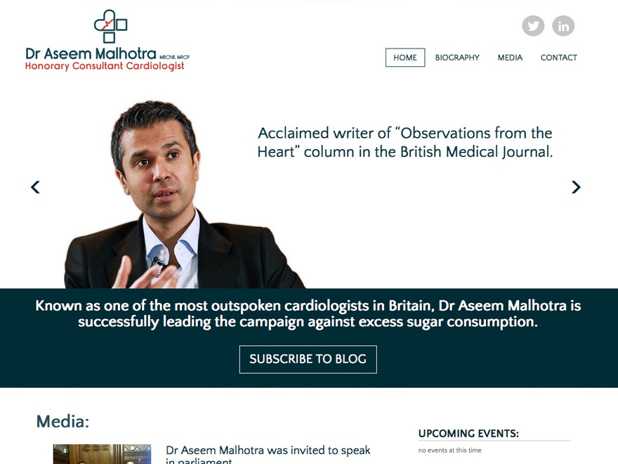 WordPress theme Dr Aseem WordPress theme Dr Aseem