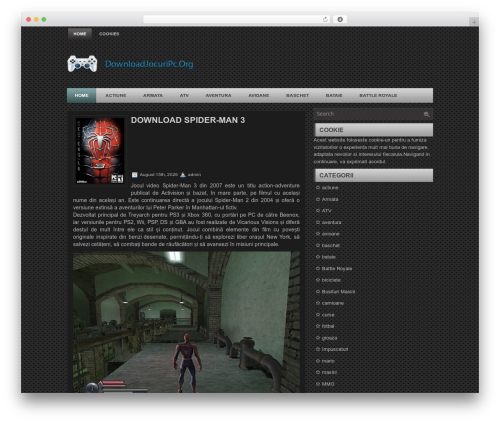 WordPress theme GamePro - downloadjocuripc.org