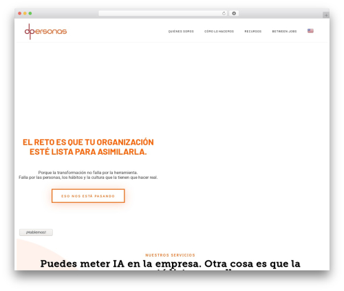 WordPress theme Genesis - dpersonas.com