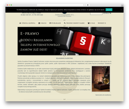 WordPress theme The HTML5 Reset Theme - doradztwoprawne.org